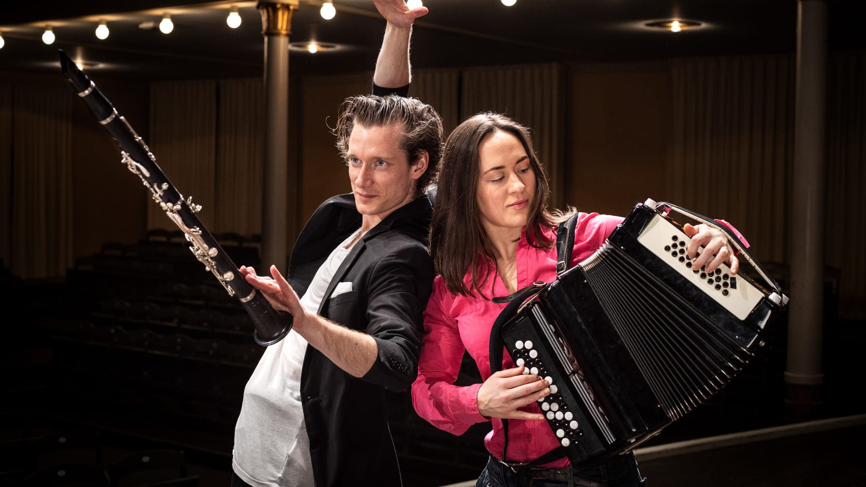 Magnus Holmander och Irina Serotyuk.